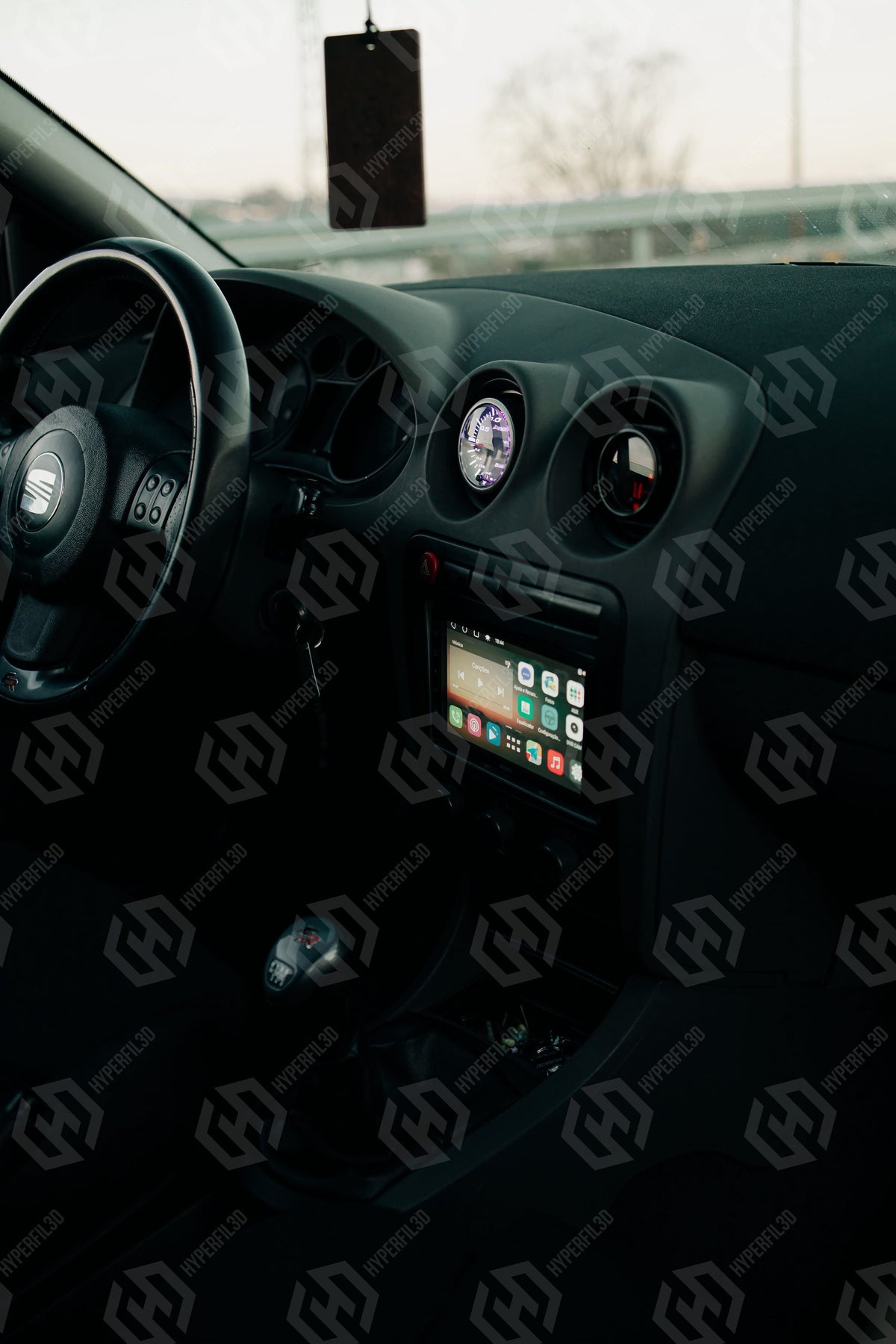 Seat Ibiza 6L Dual Gauge Pod Vent Mount – 52mm & 60mm Dash Gauge Holder | Air Vent Replacement | 2002–2008