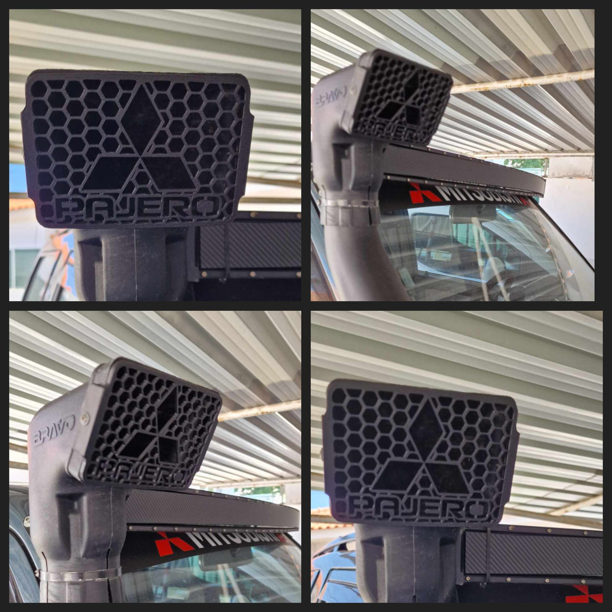 Grelha Favo de Mel para Snorkel 4x4 – Tampa em Malha | Upgrade de Snorkel Todo-o-Terreno | Vários Modelos