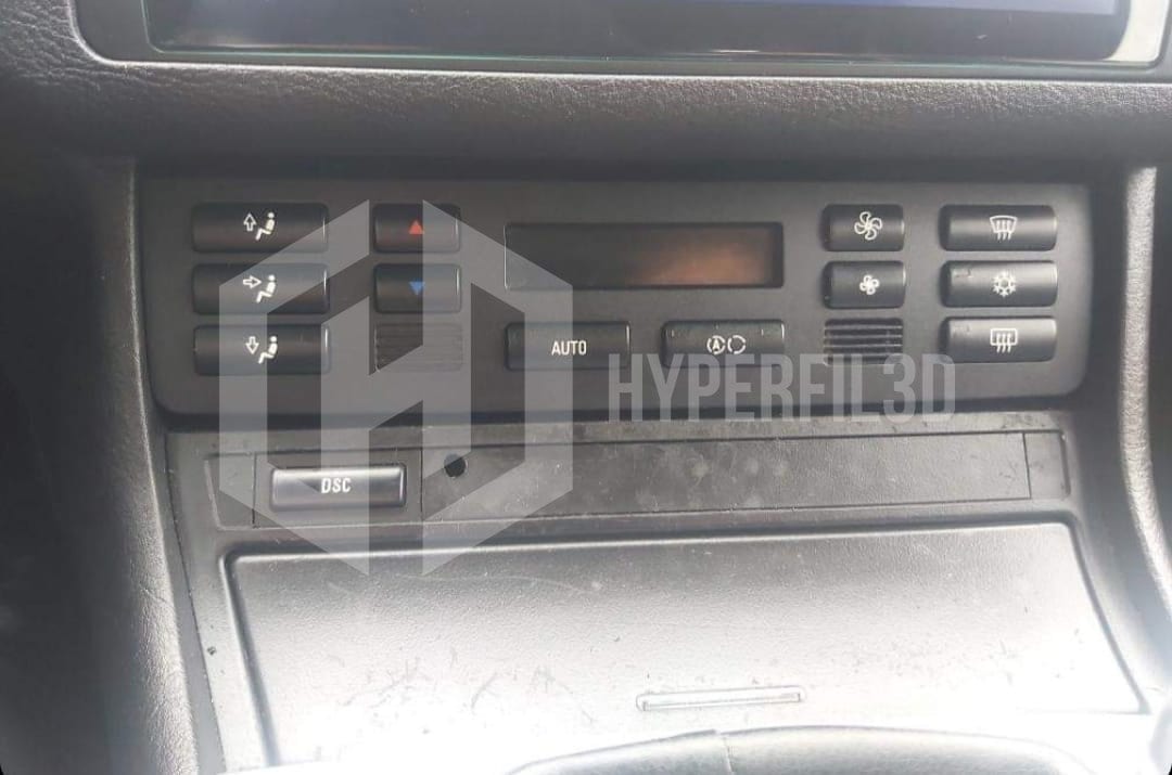 BMW E46 AC Relocation Bracket – Console Frame for 2-DIN Radio Upgrade | 1998–2006 All Models