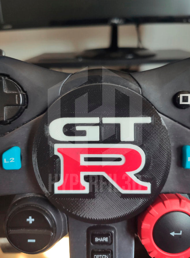 Logitech G920 G29 G27 Steering Wheel Center Cap – Custom Car Brand Logo | Interchangeable | Sim Racing