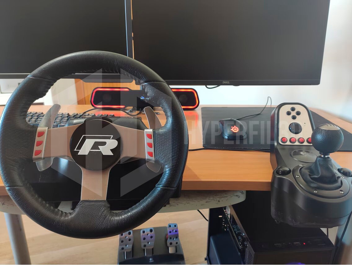Logitech G920 G29 G27 Steering Wheel Center Cap – Custom Car Brand Logo | Interchangeable | Sim Racing