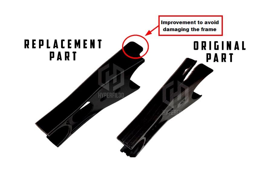 Yamaha TTR600 Chain Guide – Reinforced Replacement | Dirt Bike Motocross Enduro Trail Part | TT600 TTRe600