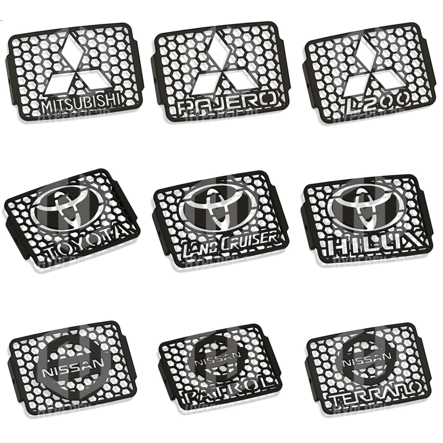 4x4 Snorkel Honeycomb Grille – Mesh Cover | Off-Road Snorkel Upgrade | Multiple Models
