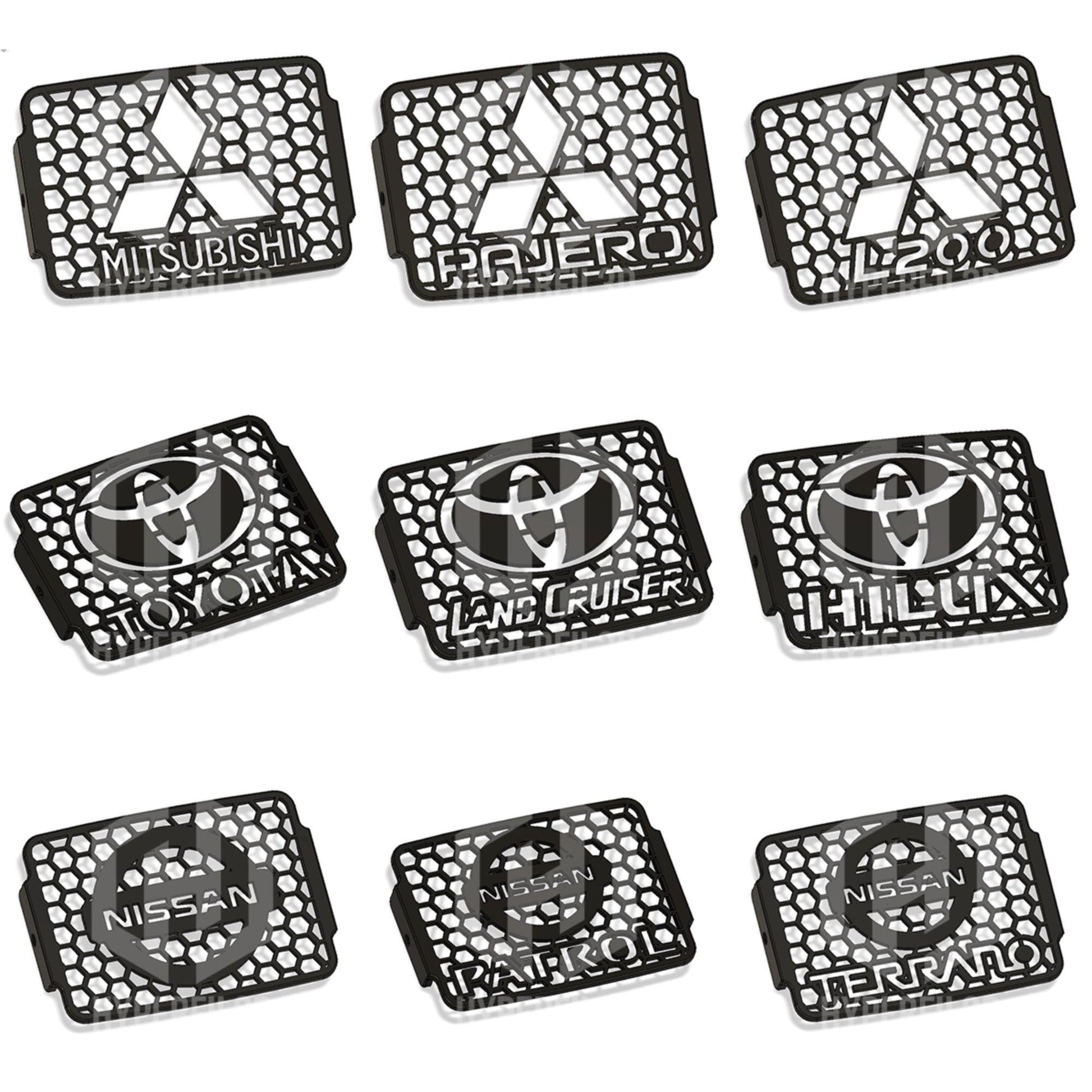 4x4 Snorkel Honeycomb Grille – Mesh Cover | Off-Road Snorkel Upgrade | Multiple Models
