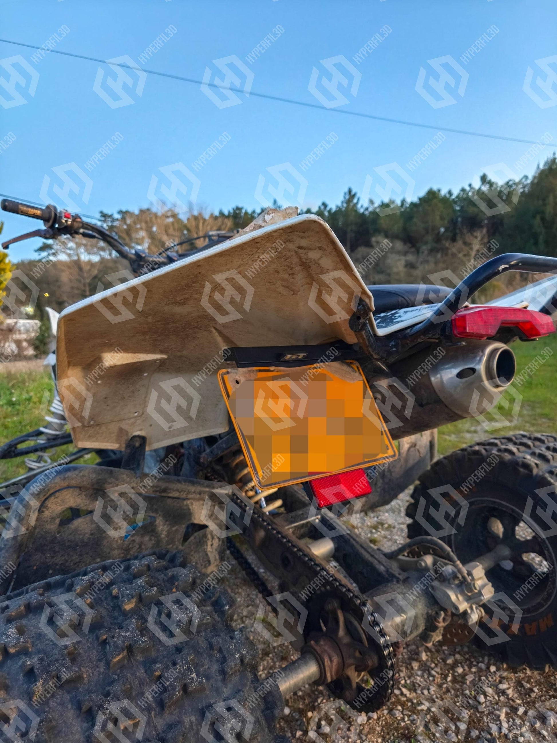 Suzuki LTR 450 License Plate Holder – Fender Eliminator | ATV Quad Tail Tidy | LTR450 Upgrade