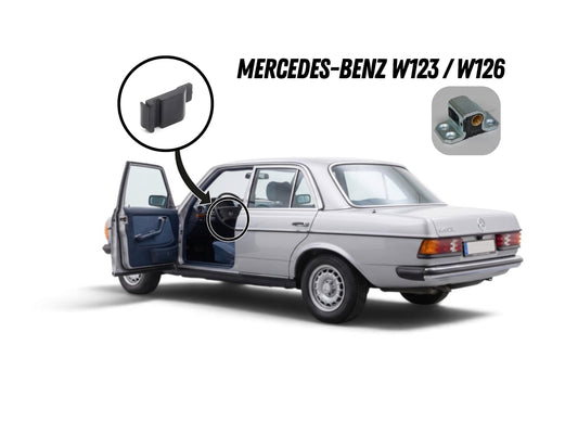 4x Door Lock Striker Rubber Fix for Mercedes-Benz W123 W126 240D 280E 300D