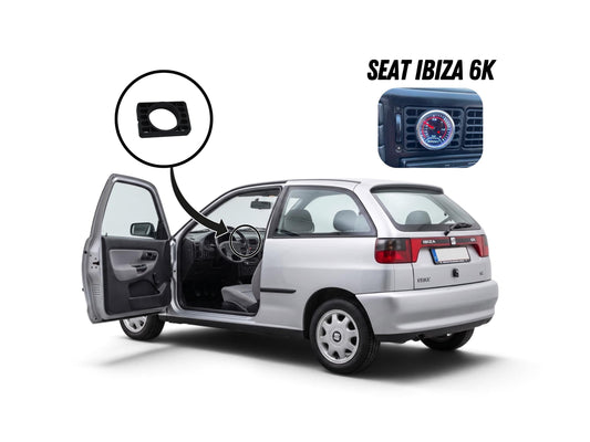 Seat Ibiza 6K Straight Gauge Pod Vent Mount – 52mm Dash Gauge Holder | Air Vent Replacement | 1993–2002