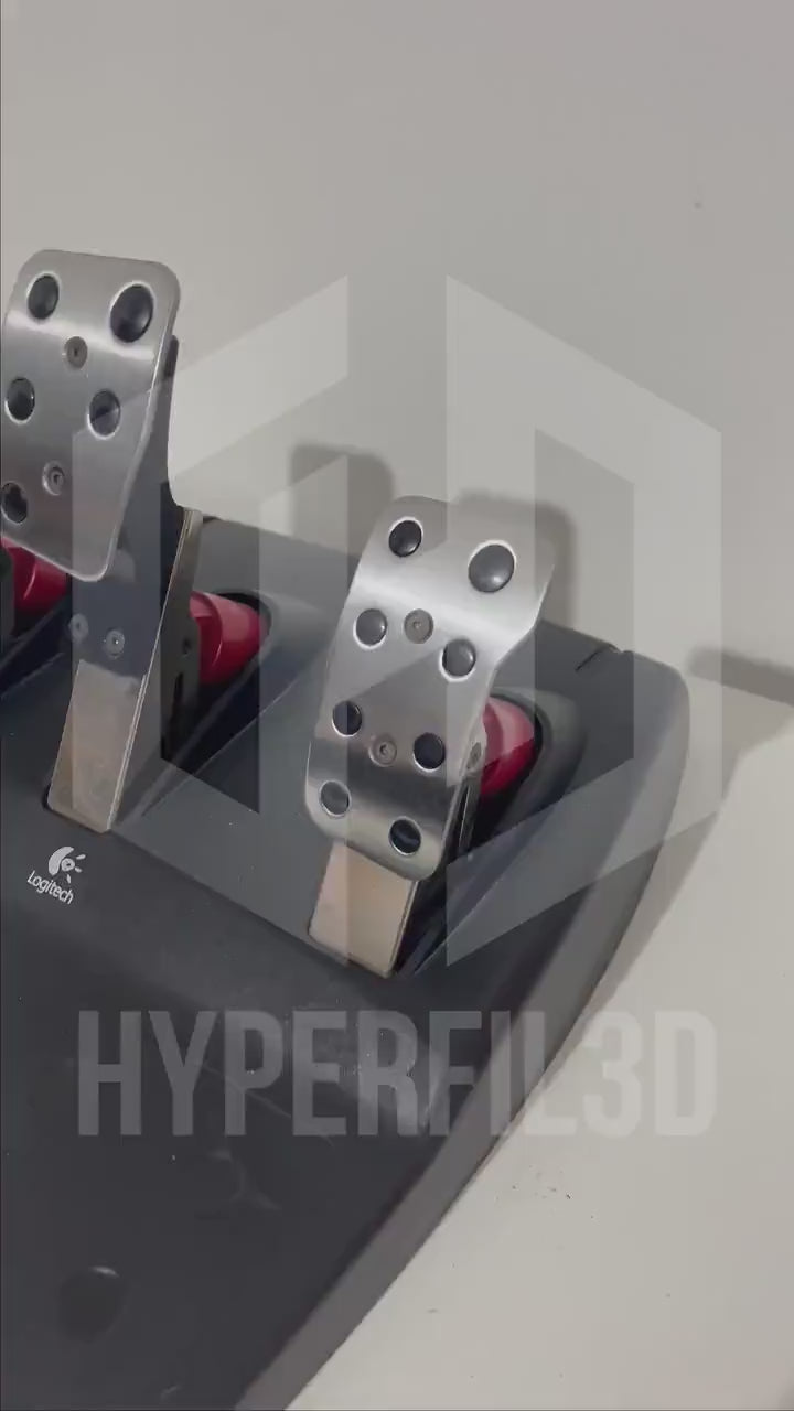 Logitech G25 G27 G29 Pedal Extensions – Ergonomic Sim Racing Upgrade | G920 Compatible | Includes Screws